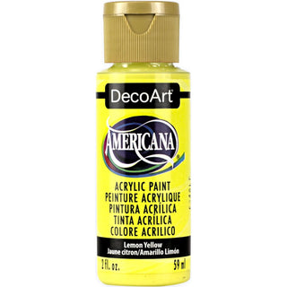 DecoArt Lemon Yellow (TRSP) Americana Acrylic 2o