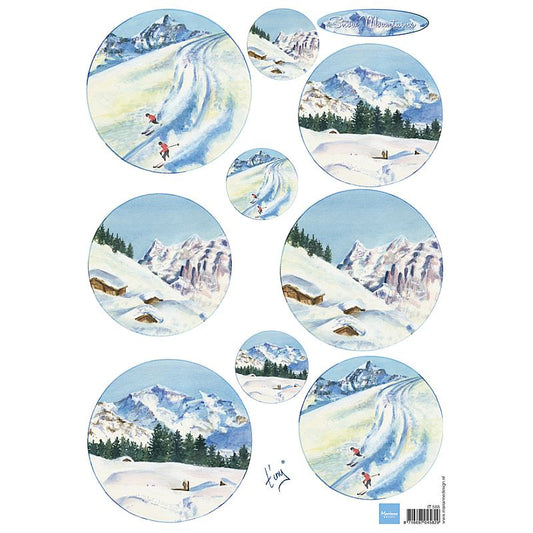Tiny's Snow Mountains Sold in Packs of 10's