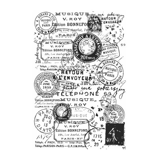 Postmarks Clear Stamp