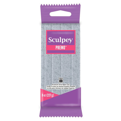 Sculpey Premo 8oz Gray Granite