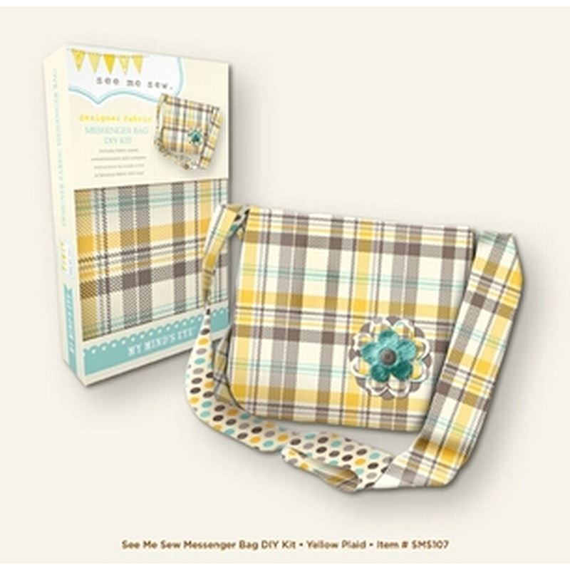 Messenger Bag (Yellow Plaid) – Go Craft Distribution