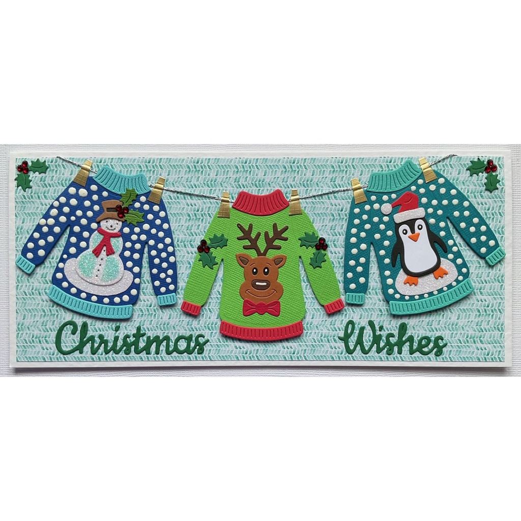 Christmas Greetings Sweet Dixie Cutting Die