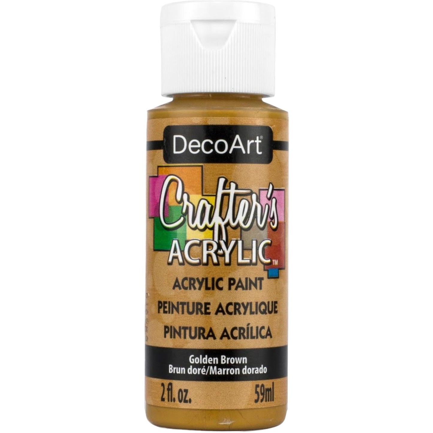 Golden Brown Crafters Acrylic 2oz