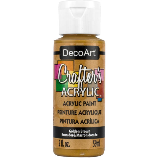 Golden Brown Crafters Acrylic 2oz