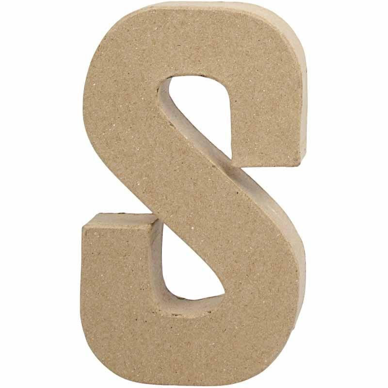 Letter S - 20.5cm Single