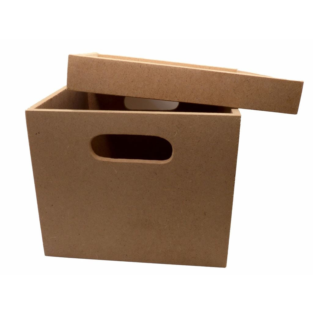 MDF Square Box 20 x 20 x 15cm with Lid