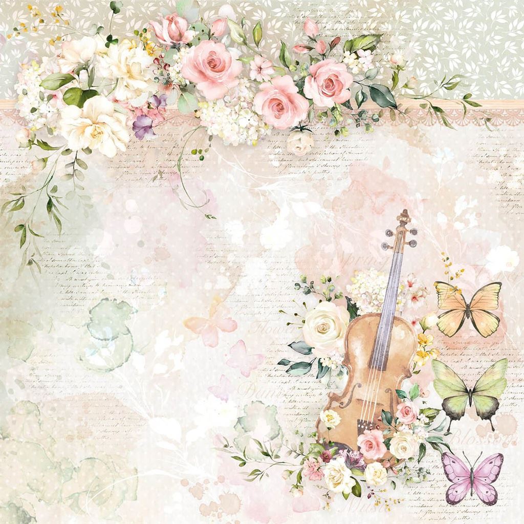 Ciao Bella Blooming 8inc x 8inc Paper Pad