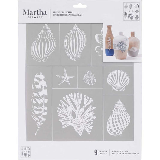 MARTHA STEWART CRAFTS SEA LIFE STENCIL