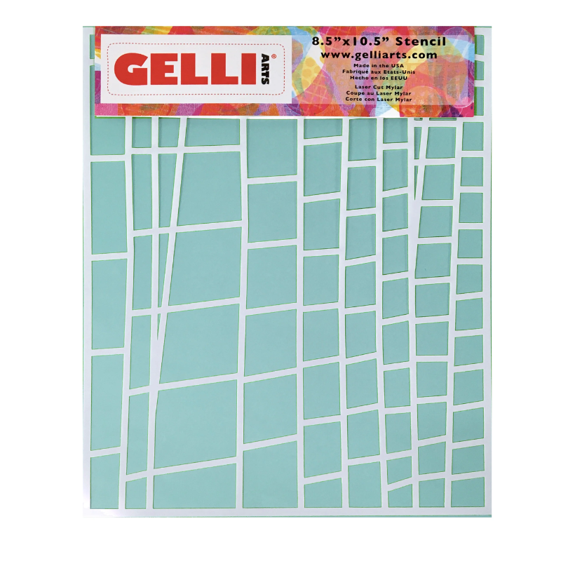 Gelli Arts Ladder Stencil (For use with 8x10 plate)