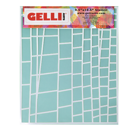 Gelli Arts Ladder Stencil (For use with 8x10 plate)