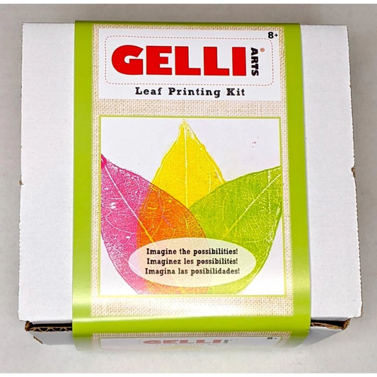 Gelli Arts Leaf printing kit