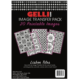 Gelli Arts® Image Transfer Printables - Lisbon Tiles