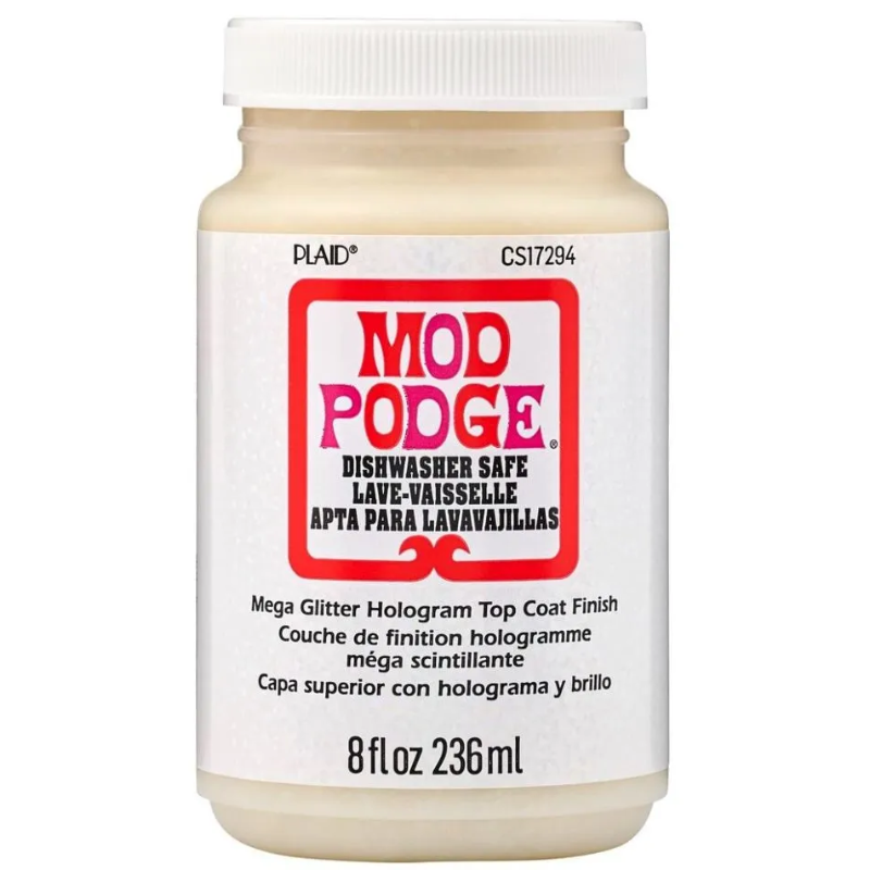 Mod Podge Mega Glitter Hologram 8oz