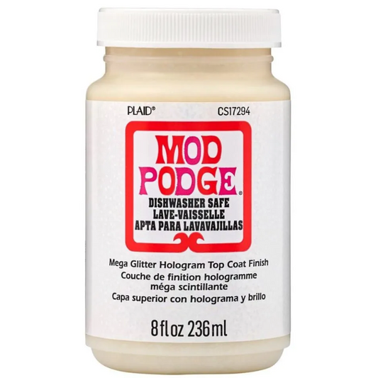 Mod Podge Mega Glitter Hologram 8 Oz.