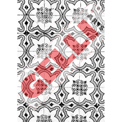 Gelli Arts® Image Transfer Printables - Lisbon Tiles