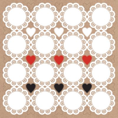 Mix&Match12x12Sticker-Doilies