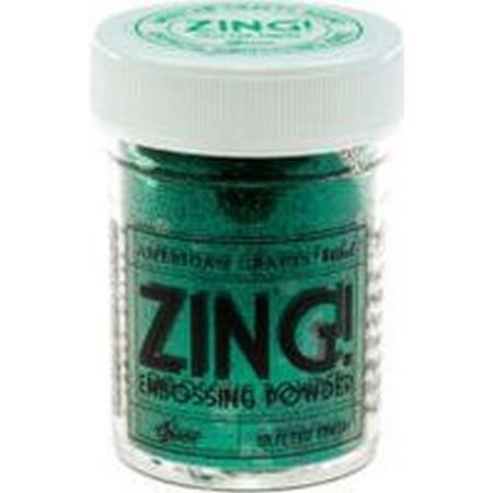 Embossing Powder Green Glitter