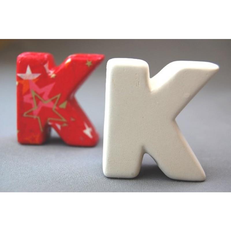 3D Letter K 4.5cm Inner Wrap Quantity 6