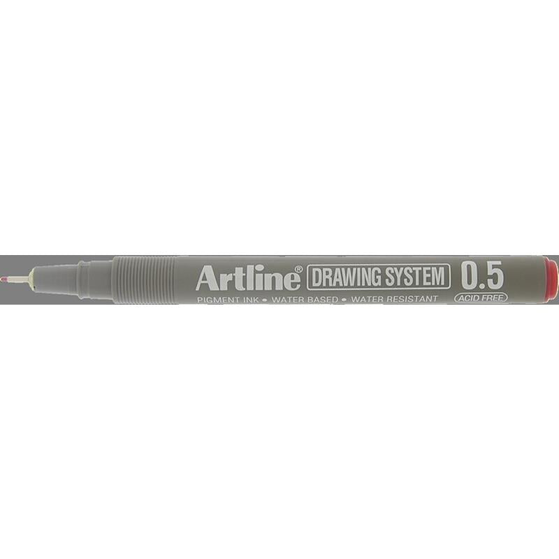 EK235 0.5 Drawing Pen red Sold in boxes of 12s