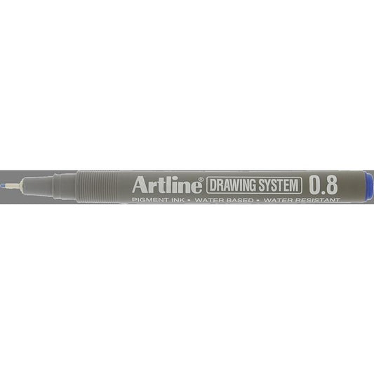 EK238 0.8 Drawing Pen Blue Sold in boxes of 12s