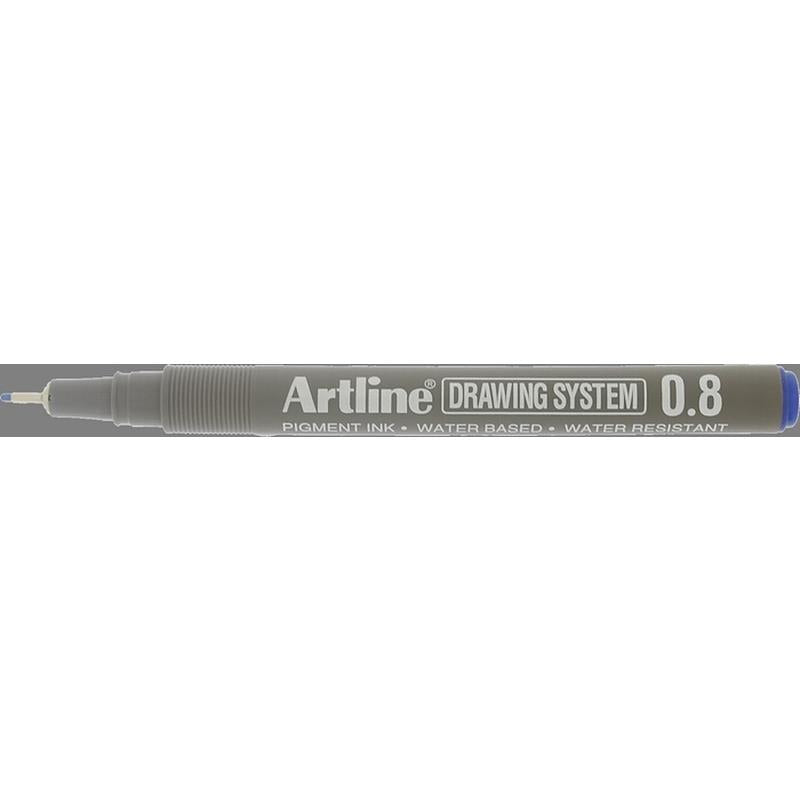 EK238 0.8 Drawing Pen Blue Sold in boxes of 12s