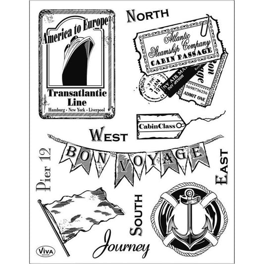 Silicone Stamp Journey 14x18