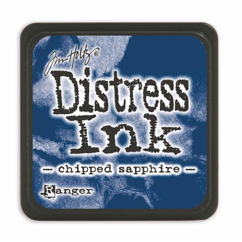 Distress Ink Pad Mini Chipped Sapphire