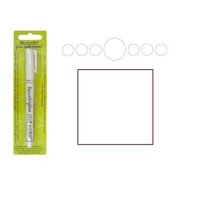 White Glass Marker 1mm