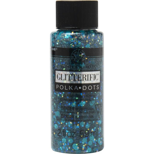 MERMAID TAIL FOLKART GLITTERIFIC POLKA DOTS - 2OZ