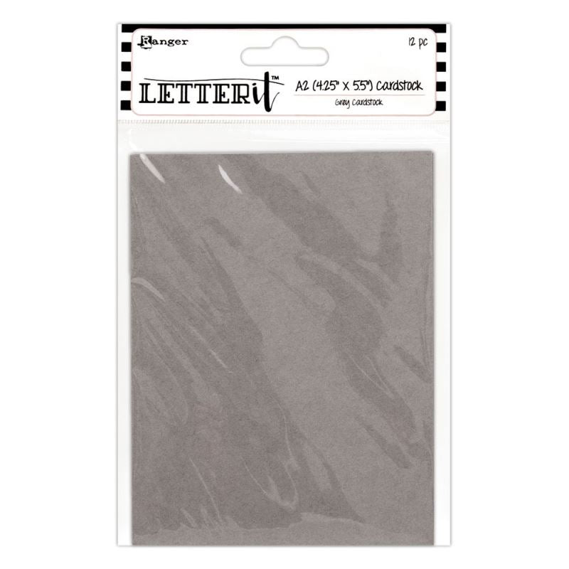 Cardstock Grey 4.25 inch x 5.5 inch