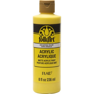 DAFFODIL YELLOW FOLKART 8oz