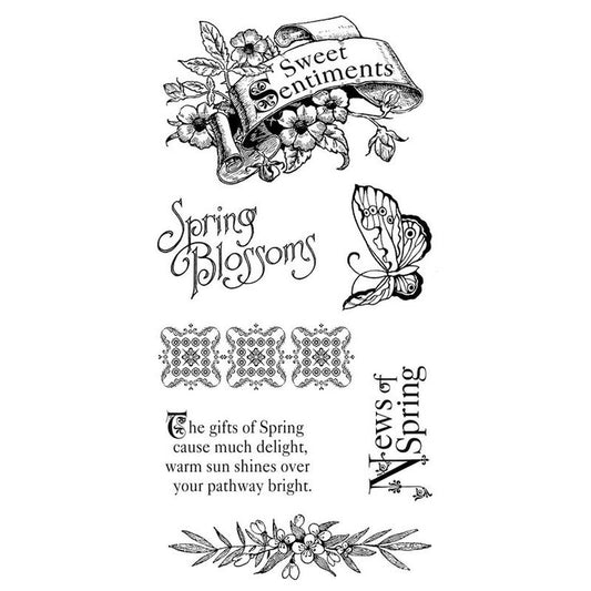 Cling Stamp G45 Sweet Sentiment 1