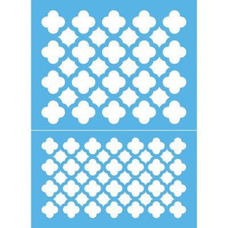 DecoArt Quatrefoil Stencil
