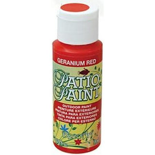 DecoArt Geranium Red Acrylic Patio Paint