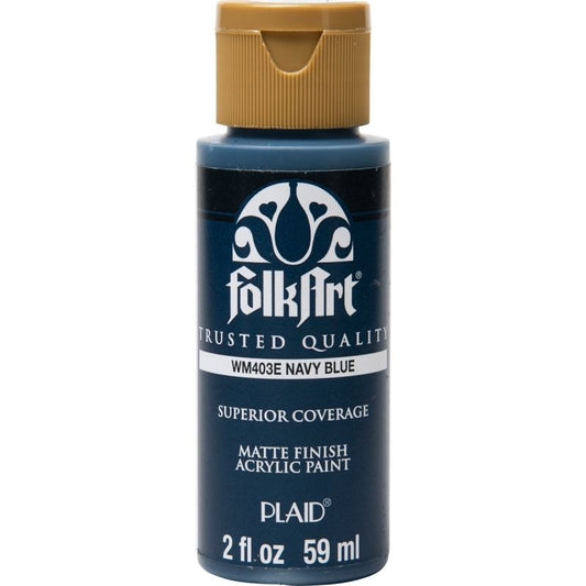 Navy Blue FolkArt- 2oz