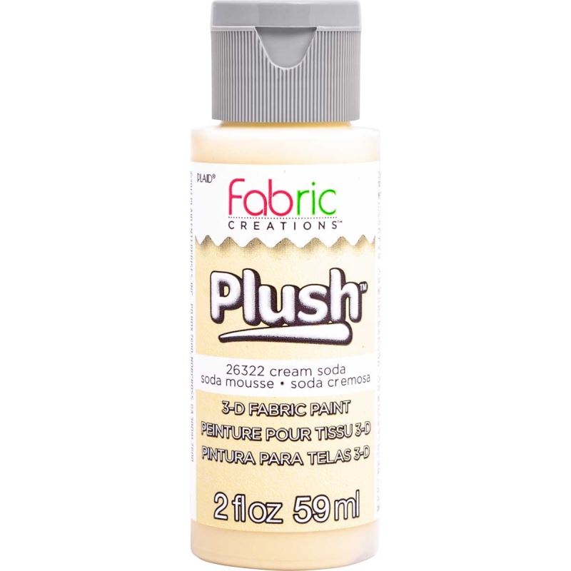 Cream Soda  Plush 3D Fabric Paint 2oz