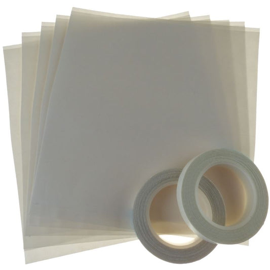 Micro Glue Dots Sheets & Rolls Sheets 150x150mm x5 & 9mm Rolls x2