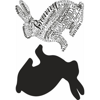 SCC Typography Bunny Woodland Creatures Collection