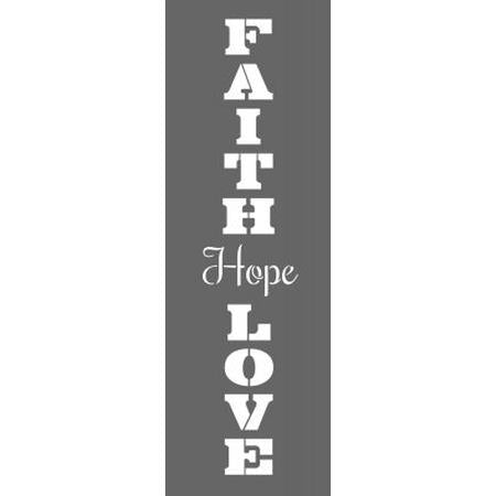 Faith Stencil Pack of 2