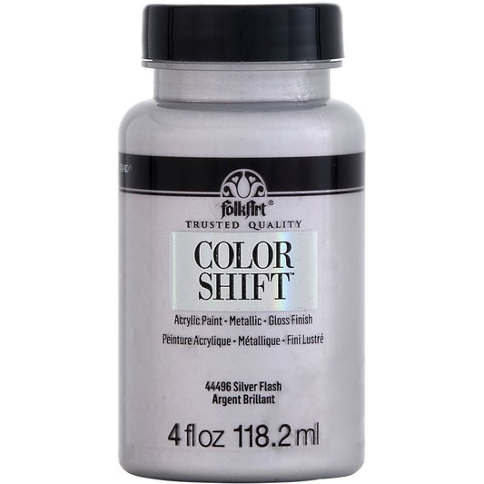 SILVER FLASH FOLKART COLOR SHIFT - 4 OZ