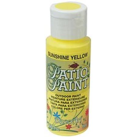 Sunshine Yellow Patio Paint