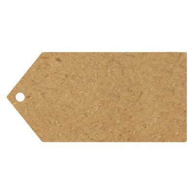 Eleganza Greeting Tags 100mm x 50mm Craft Finish Plain x 10 pieces