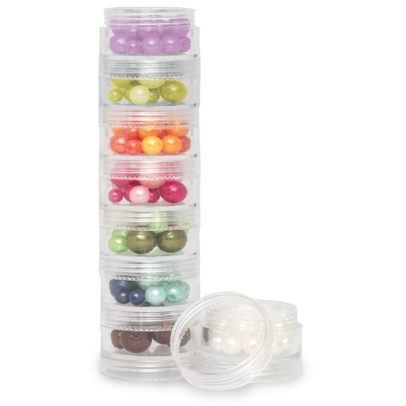 Small Screw Stack Jars (8 Piece)Storage Bottles