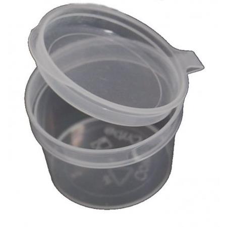 Empty Fillable Flip top Pot Large 30ml -100 pack