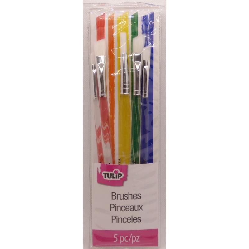Angled Paintbrush Assortment 5 Pack
