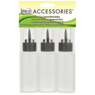 DecoArt Empty Fillable Writer Bottles 2oz x3