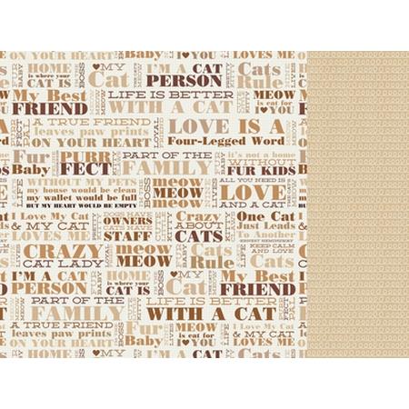 12x12 Scrapbook Paper - Loyal Sold in Packs of 10 Sheets
