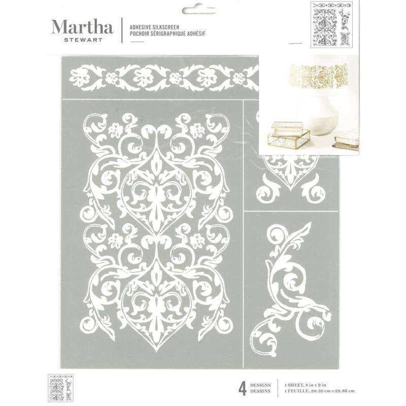 MARTHA STEWART CRAFTS DAMASK STENCIL