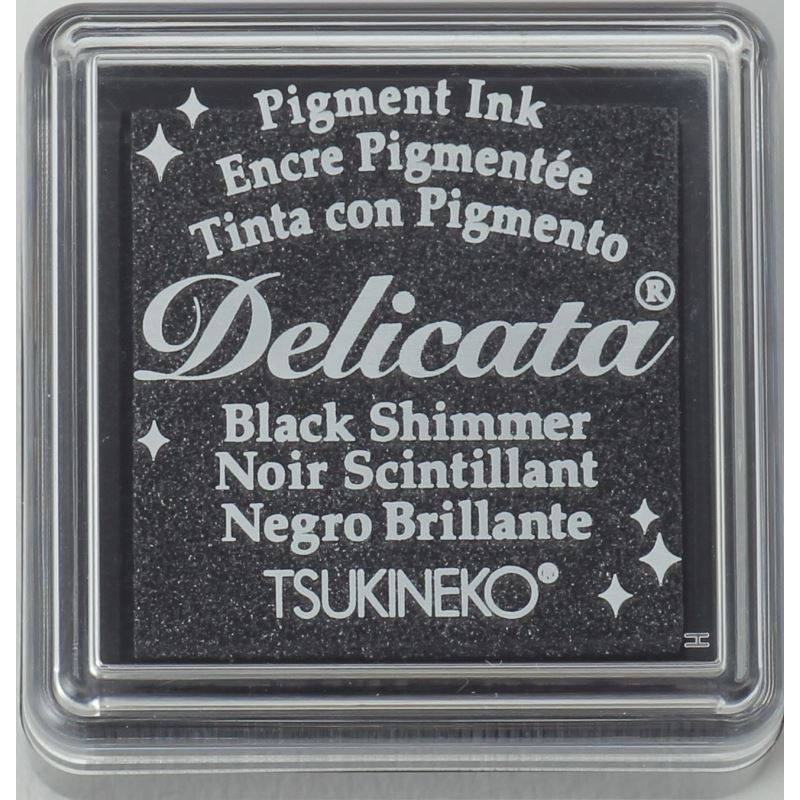 Black Shimmer Delicata Ink Pad