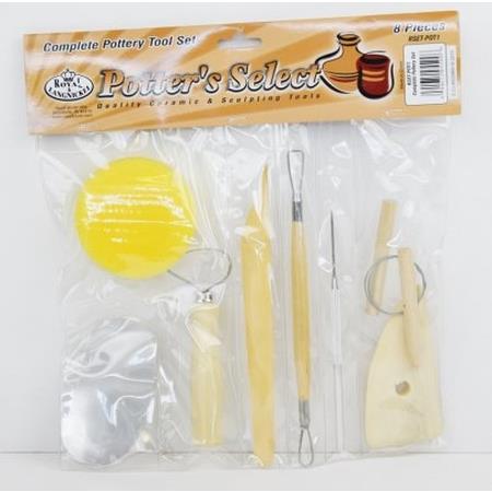 Complete pottery tool 8 pc